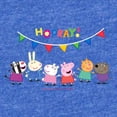 thumbnail image 2 of CafePress - Peppa Pig Group Hooray - Cute Infant Baby Football Bodysuit, 2 of 3