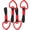 Red, variant on 4Pcs Light Pink Heart Shaped Car Handle Straps – Nylon & Durable Plastic | Stable Car Interior Decor Drift Charm, Rear Bumper Warning Ring, Also Suitable for Subway & Bus Interior Accessories