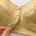 thumbnail image 4 of Bras for Women Front Closure Upgraded - Daisy Bra No Underwire, Full Coverage Plus Size Cotton, Breathable Push Up Everyday Wear for Older Women, 4 of 5