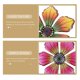 thumbnail image 3 of Flower Wall Ornament Iron Flower Decor for Decor 4Pcs Wall Hanging Set, 3 of 4