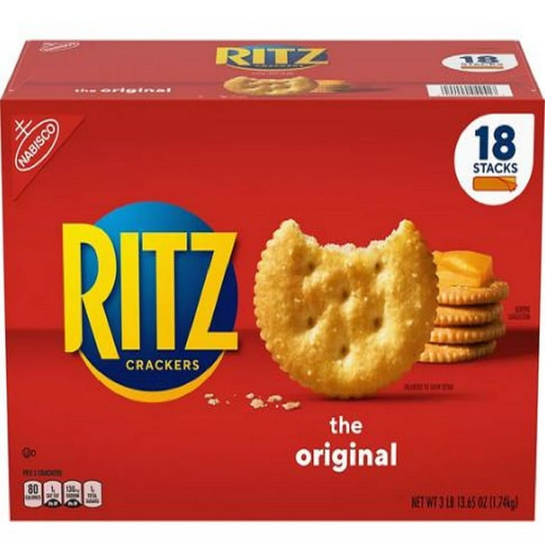 Nabisco Ritz Crackers, Buttery Fresh Pack, 61.6 oz. (18 pk