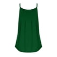 thumbnail image 4 of cfhntfmh Camisole Tops for Women Pleated Tank Tops Spaghetti Strap Cami Summer Sleeveless Shirts Fashion, 4 of 6