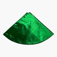 thumbnail image 2 of 60" Green Metallic Tree Skirt, 2 of 2