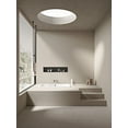 thumbnail image 3 of Aqua Eden VTPN593619C 59" Acrylic Rectangular Drop-In Tub with Reversible Drain, Glossy White, 3 of 7