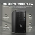 thumbnail image 2 of Dell OptiPlex 3000 Tower Business Desktop, Intel Core i5-12500 Processor, 16GB DDR4 RAM, 512GB PCIe SSD + 1TB HDD, Integrated Intel UHD Graphics 770, WiFi Adapter, Windows 11 Pro, Black, 2 of 9
