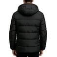 thumbnail image 5 of Mifsaly Mens Warm Puffer Jackets Zip Up Hooded Quilted Coat Fall Winter Daily Athletic Outdoor Windproof Casual Outerwear with Pockets, 5 of 6
