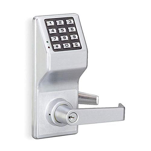 Cerradura con teclado digital con alarma DL2700WP Trilogy, resistente a la intemperie