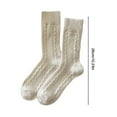 thumbnail image 6 of LShunze Thermal Slipper Socks, Unisex Anti Slip Hospital Socks Women Winter Soft Warm Cozy Fluffy Plush Grip Socks 1 Pair, 6 of 8