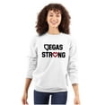 thumbnail image 3 of Vegas Strong NV Victim Support Love Unisex Plus Fleece Graphic Sweatshirt Brisco Brands 5X, 3 of 5