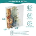 thumbnail image 5 of Bear Christmas Trees Scarf 3 Ring Binders 1.5 inch Hardcover File Folders with Interior Pockets A4 Size Organizer for School Office Hospital Set of 2, 5 of 8
