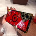 thumbnail image 1 of Luxury Retro Diamond Rhinestones Square Case for IPhone 16 12 13 14 15 Pro Max 16pro Soft Silicone Plating Shockproof Cover Red For iPhone 15Pro Max, 1 of 6