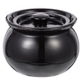 thumbnail image 1 of Ceramic Soup Bowl Set 2pcs Elegant Stewing Pot for Home Kitchen Use, 1 of 8