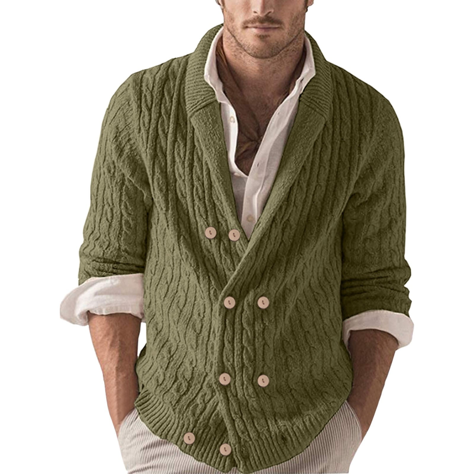 Men's Sweaters with Elbow Patches