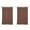 Chocolate, variant on Bath Bliss 2 Pack PVC 70" x 72" Heavy Grommet Bathroom Shower Liner in Chocolate