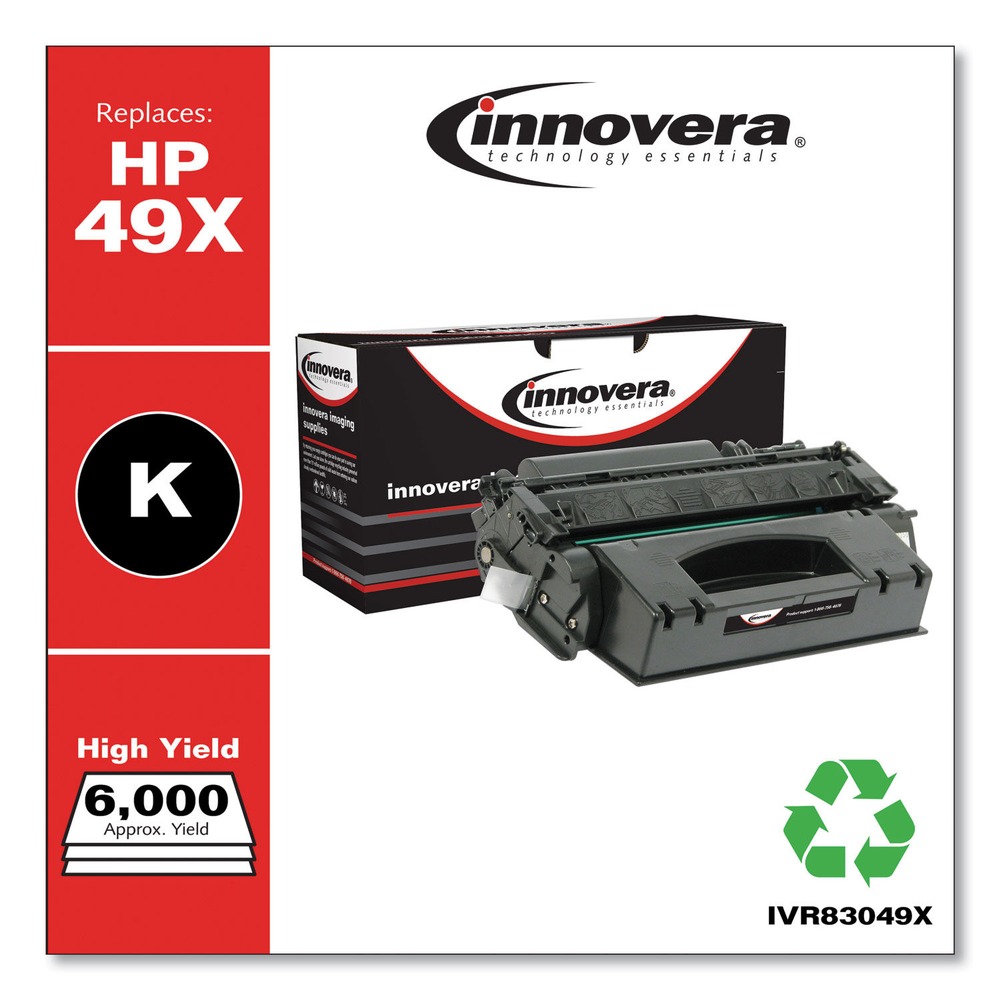 Innovera Remanufactured Q5949X (49X) High-Yield Toner Black 83049X - image 2 of 2