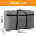 thumbnail image 5 of Tripumer 230L Extra Large Moving Bag Travel Luggage Bag Foldable Waterproof Storage Bag Double Zipper and Strong Handle Moving Available Grey, 5 of 6