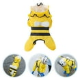 thumbnail image 3 of KAKOWELY 1 impermeable con capucha y forma de abeja para mascotas, elegante impermeable para perros., 3 of 5