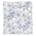thumbnail image 5 of Botanical Flower Blanket: Ultra Soft & Warm Flannel Throw Blanket- Ideal for Kids, Adults, Home, Chair, Sofa, Couch & Bed - Vintage Style Couch Blanket, 50x60in Size, 5 of 5
