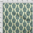 thumbnail image 2 of oneOone Cotton Cambric Light Yellow Fabric Leaves & Floral Block Quilting Supplies Print Sewing Fabric By The Yard 56 Inches Wide, 2 of 4