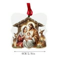 thumbnail image 3 of dajkiuy Acrylic Nativity Scene Ornaments, 2.4" Christmas Tree Nativity Scene Hanging Ornaments, The Birth of Jesus Decor, Religious Gifts for Christian & Family, 3 of 5