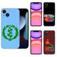 thumbnail image 2 of Funda de silicona negra para teléfono móvil Apple, carcasa con Bandera de Argelia para iPhone 12, 13 Mini, 11, 14, 15 Pro Max, 7, 8 Plus, X, XR, XS, SE, 2020, 2022, 2 of 5