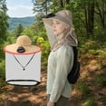 thumbnail image 2 of Full Coverage Sun Hat With Mosquito Net & Cooling Fan UPF50 UV Protection Wide Brim Shoulder, 2 of 8