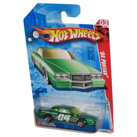 Hot Wheels Race World Movie Stunts '10 Green '84 Pontiac Car 175/240