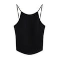 thumbnail image 6 of ShomPort Womens Sleeveless Camisole Thin Straps Racerback Seamless Stretchy Tank Tops Comfort Breathable Trendy Sleepwear, 6 of 7