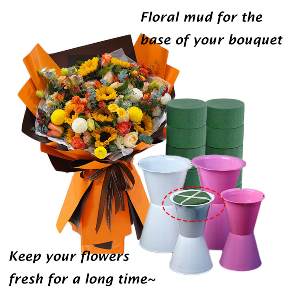 The Secret to Long-Lasting, Stunning Arrangements with FLORICEL - Your  Wholesale Wet Floral Foam Solution - LO Florist Supplies