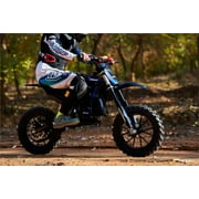 MotoTec Thunder 50cc 2-Stroke Kids Gas Dirt Bike Red