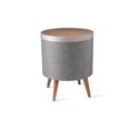 thumbnail image 2 of Table d'Appoint-Zain-Noyer/gris/argent, 2 of 5