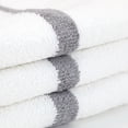 thumbnail image 3 of Power Gym Hand Towel 16x27 Gray - Stripe - Case of 120, 3 of 8