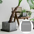 thumbnail image 4 of 5Pcs Square Flower Pot Trays Plastic Catch Excess Water Soil Spills for Flower Pot Tray Indoor Plant, 4 of 5