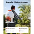 thumbnail image 2 of Chateauy Gas Garden Sprayer, 26.5CC 0.9HP Backpack Unit, 5 Gal Tank, Long Wand & Nozzles for Efficient Lawn Coverage, 2 of 6