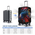 thumbnail image 6 of Balery Luggage Cover Colorful Betta Fish Print Suitcase Covers for Luggage Elastic Washable Suitcase Protector Fits 18-32 Inch Luggage-Small, 6 of 9