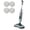 Green, variant on Steam Mop with Dual Rotating Pads, Hard Floor Steam Cleaner with Adjustable Steam Control for Tile Hardwood Laminate, Reusable Washable Pads
