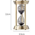 thumbnail image 5 of SHAR Unique 10-Minute Metal Brass Hourglass Sand Timer, 5 of 5