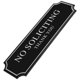 thumbnail image 1 of unbranded Para Puerta No Solicitar En Acrílico Negro Para Uso En Oficina Y Hogar, 1 of 8