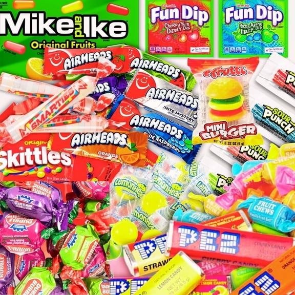 Candy Assortment - 4 lb, Variety of Individually Wrapped Candy Packaged by The Hungry Gorilla in a Resealable Standup Bag -Gluten Free