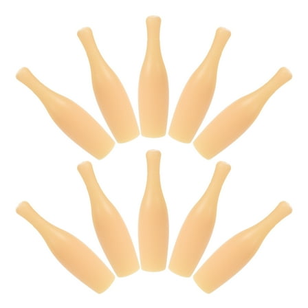 SWETRACE Desktop Bowling Toys Plastic 10Pcs 2.4X0.6X0.6In