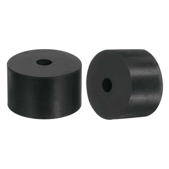 2Pack Thick Rubber Spacer, 2 Inch OD x 1/2 Inch ID x 1-3/16 Inch Thickness