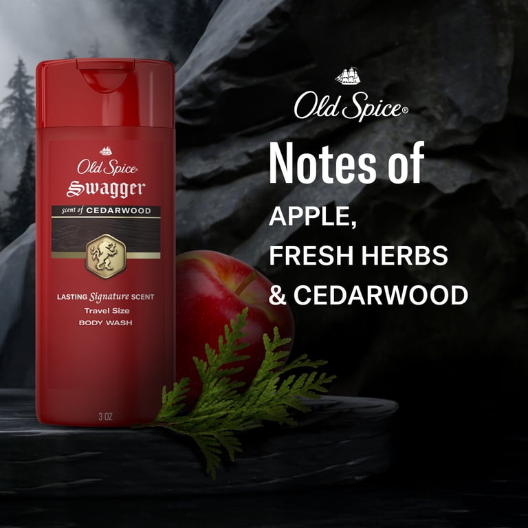 Old Spice, Men's Body Wash, Swagger 3 fl oz, Cedarwood scent