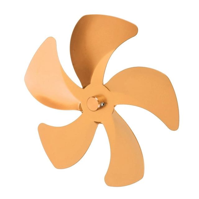 Aspa de Ventilador de Estufa de aleación de Aluminio Mejora la Circulación de Aire Caliente 5 Aspas para Accesorios de Ventilador de Chimenea ANGGREK Otros