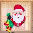 thumbnail image 2 of 3.5 FT Tall Christmas Inflatable Santa with Gift Bags Broke Out from Window, Blow Up Inflatable with Build-in LED for Window Decor, Xmas Party Indoor, Outdoor, Yard, Garden, Lawn Decoration, 2 of 7