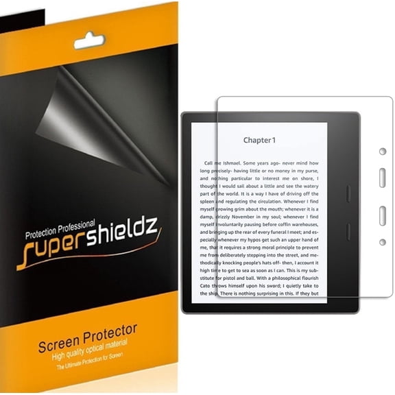 Supershieldz Designed for Kindle Oasis (9th / 10th Generation, 2017 / 2019 release) Anti-Glare (Matte) Screen Protector (3 Pack)