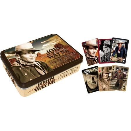 Aquarius John Wayne Playing Card Tin Set