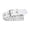 White, variant on Men's Stylish Studded Punk Rock Belt with Metal for Hop Fashion and Everyday Wear White One Size