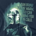 thumbnail image 2 of Star Wars: The Mandalorian  Adult Bring You In Cold Quote Long-Sleeved T-Shirt, 2 of 4