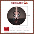 thumbnail image 5 of Lsque The Binding of Isaac Print Christmas Tree Skirt with Ties and Velcro,Xmas Holiday Decorations, Adjustable Tree Skirt-36", 5 of 6