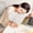 White, variant on Office Nap Pillow - Ergonomic Memory Foam Lumbar Support Cushion with Washable Cover for Back Pain Relief, Ideal for Desk and Travel Sleep